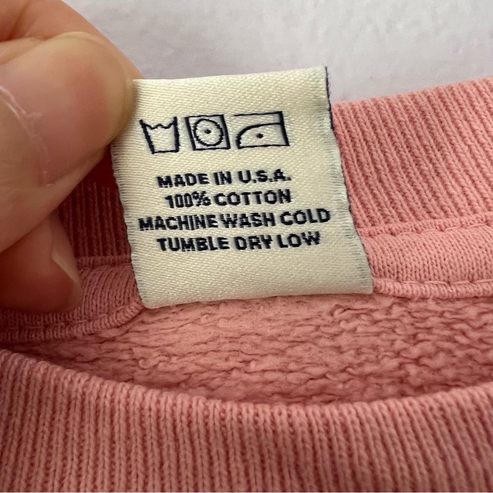 Sporty & Rich Pink Gymnastics Crewneck Sweatshirt - Picture 10 of 11